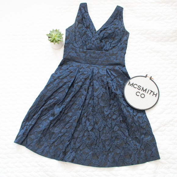 Lauren Ralph Lauren Dresses & Skirts - Lauren RL | Navy Lace A-Line Sleeveless Dress